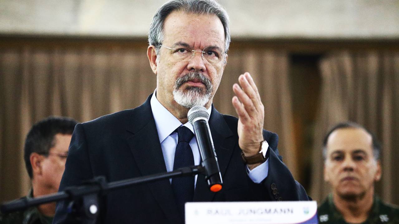 O ministro da Defesa, Raul Jungmann