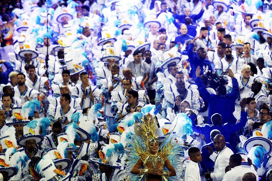 Desfile da escola de samba Portela, no Sambódromo da Marquês de Sapucaí, no Rio de Janeiro (RJ) - 28/02/2017