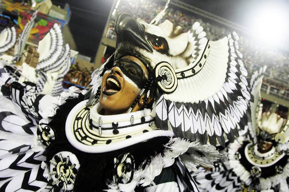 Desfile da escola de samba Imperatriz Leopoldinense, no Sambódromo da Marquês de Sapucaí, no Rio de Janeiro (RJ) - 27/02/2017