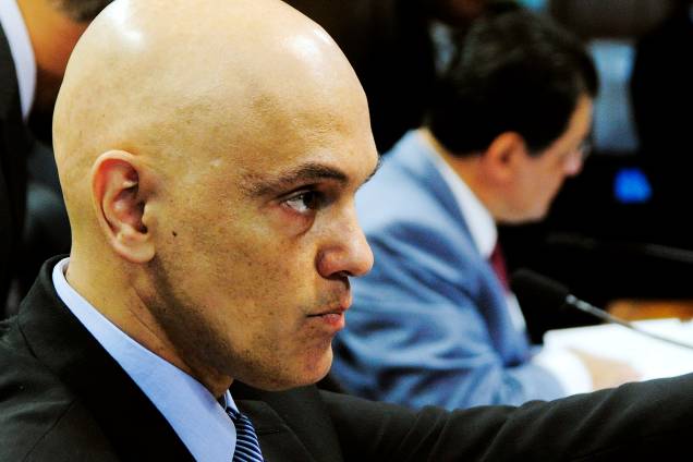 Alexandre de Moraes, indicado pelo presidente Michel Temer para o cargo de ministro do Supremo Tribunal Federal (STF), durante sua sabatina pela Comissão de Constituição, Justiça e Cidadania (CCJ) Alexandre de Moraes, indicado pelo presidente Michel Temer para o cargo de ministro do Supremo Tribunal Federal (STF), durante sua sabatina pela Comissão de Constituição, Justiça e Cidadania (CCJ)