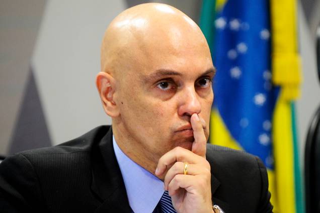 Alexandre de Moraes, indicado pelo presidente Michel Temer para o cargo de ministro do Supremo Tribunal Federal (STF), durante sua sabatina pela Comissão de Constituição, Justiça e Cidadania (CCJ) Alexandre de Moraes, indicado pelo presidente Michel Temer para o cargo de ministro do Supremo Tribunal Federal (STF), durante sua sabatina pela Comissão de Constituição, Justiça e Cidadania (CCJ)