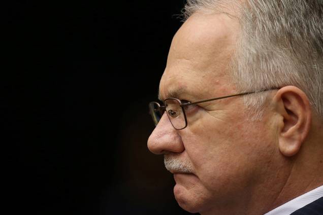 O ministro Edson Fachin na primeira sessão plenária do STF (Supremo Tribunal Federal) - 01/02/2017 O ministro Edson Fachin na primeira sessão plenária do STF (Supremo Tribunal Federal) - 01/02/2017