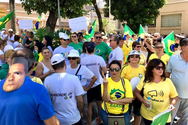 Manifestantes se reúnem em São José do Rio Preto (SP) - 26/03/2017 Manifestantes se reúnem em São José do Rio Preto (SP) - 26/03/2017