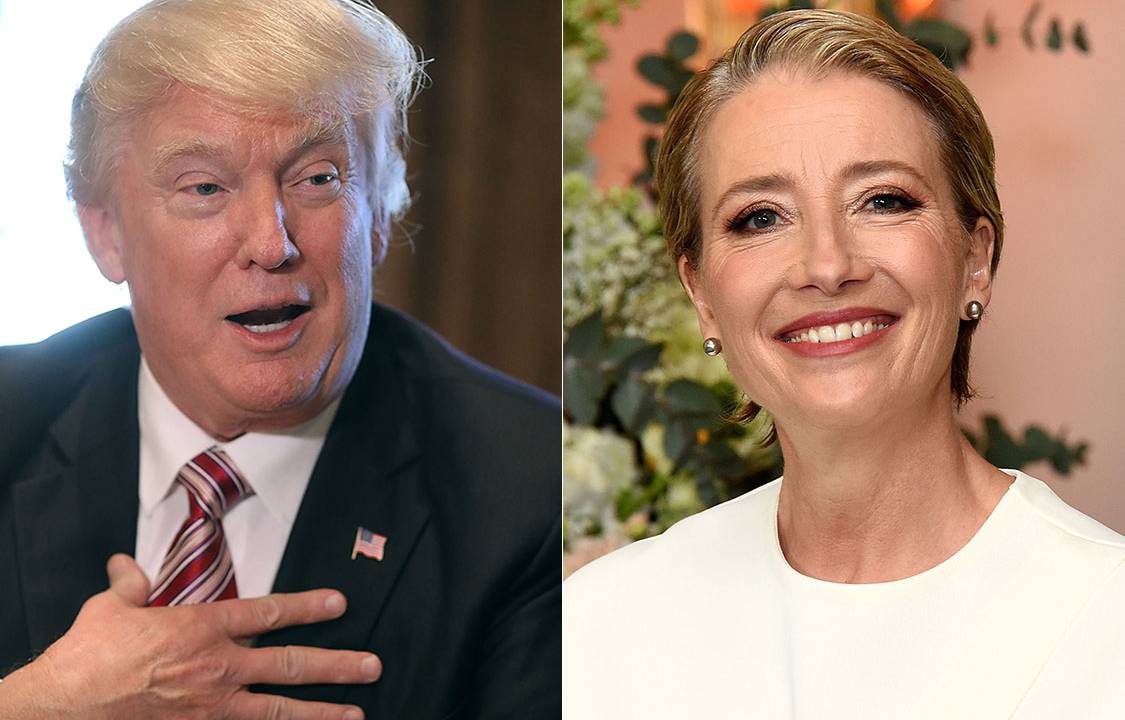 Donald Trump e Emma Thompson