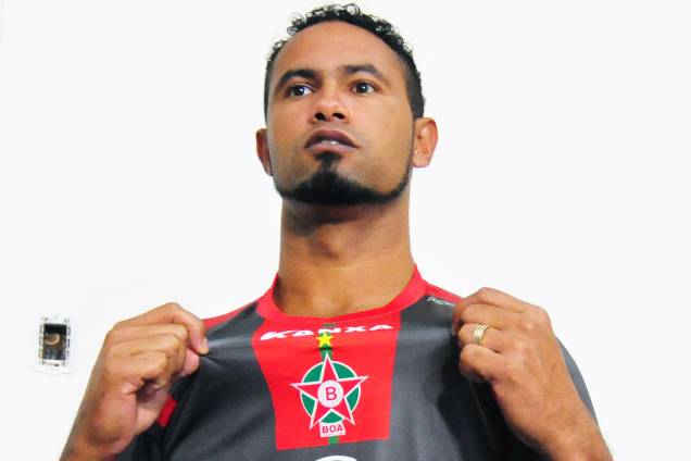 O goleiro Bruno em sua primeira entrevista pelo Boa Esporte Clube, em Varginha - 14/03/2017 O goleiro Bruno em sua primeira entrevista pelo Boa Esporte Clube, em Varginha - 14/03/2017