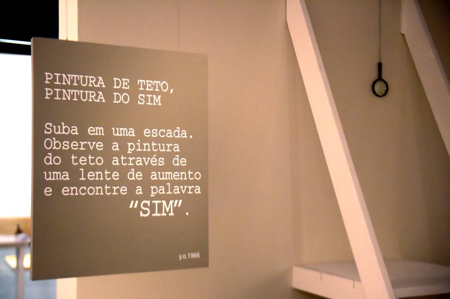 Exposição "Yoko Ono: O céu ainda é azul, você sabe...", no Instituto Tomie Ohtake