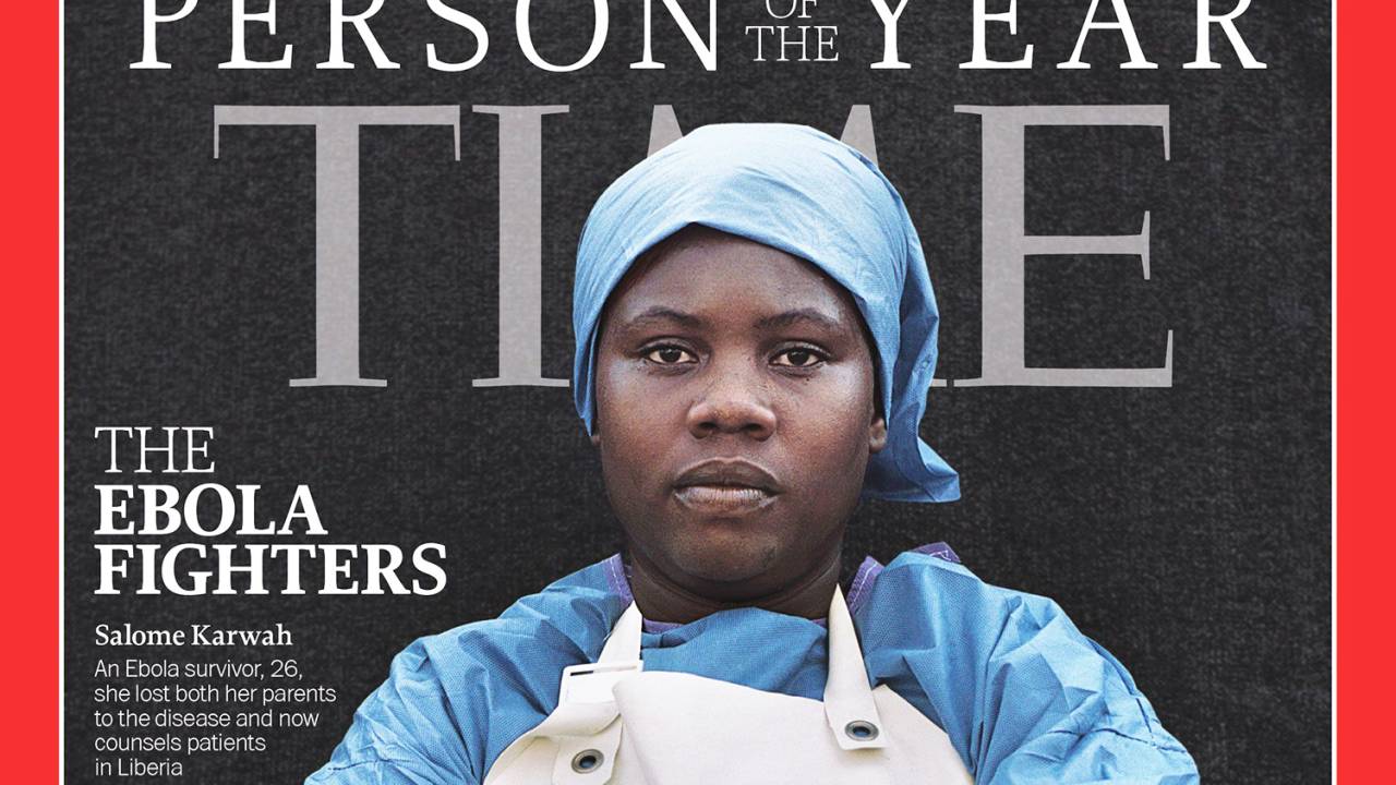 A liberiana Salome Karwah foi capa da revista Time em novembro de 2014