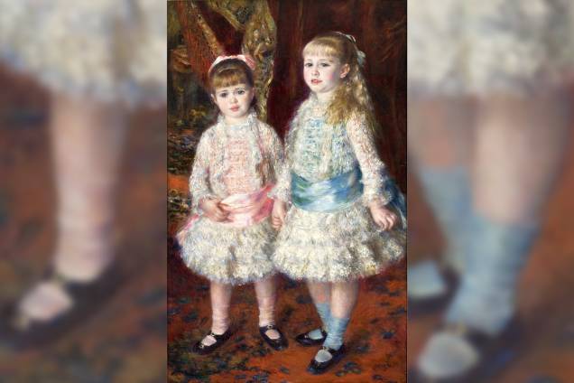 "Rosa e Azul - As Meninas" por Cahen d'Anvers "Rosa e Azul - As Meninas" por Cahen d'Anvers