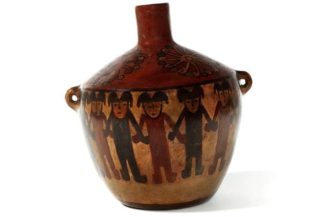 Vaso da cultura peruana antiga "Nazca" Vaso da cultura peruana antiga "Nazca"