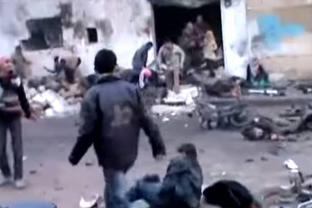 Ataque químico em Homs que deixou 7 mortos - 23 de dezembro de 2012 Ataque químico em Homs que deixou 7 mortos - 23 de dezembro de 2012