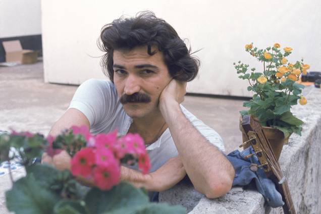 O cantor e compositor Belchior, nos anos 70 O cantor e compositor Belchior, nos anos 70