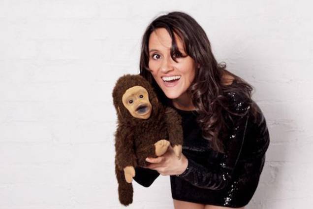 A humorista Nina Conti A humorista Nina Conti