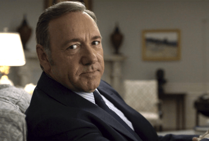 Frank Underwood (Kevin Spacey) em cena de 'House of Cards'