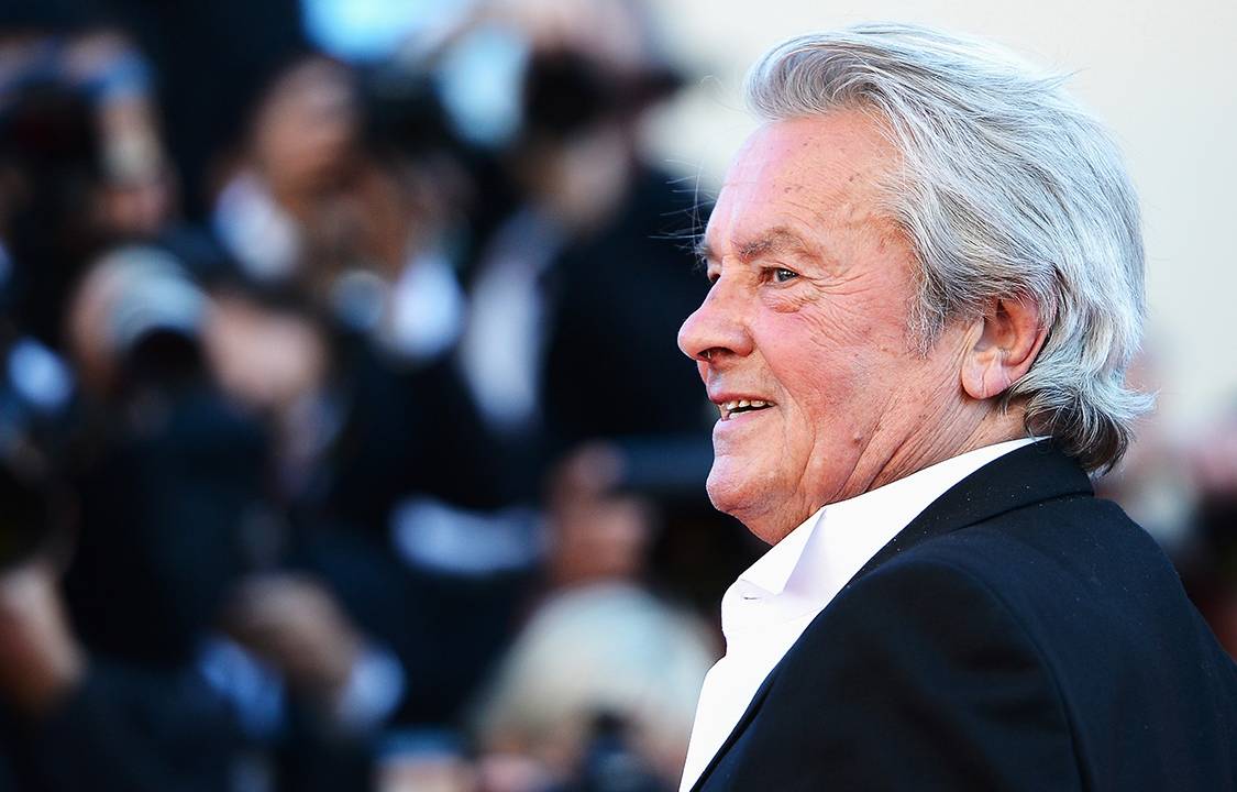 Alain Delon durante a 66° Festival de Cannes em 2013, na França