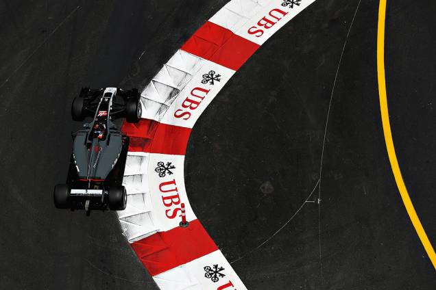 O francês Romain Grosjean durante o GP de Mônaco O francês Romain Grosjean durante o GP de Mônaco