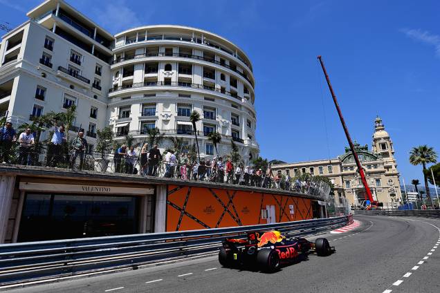 Daniel Ricciardo, da Red Bull Racing, durante o GP de Mônaco Daniel Ricciardo, da Red Bull Racing, durante o GP de Mônaco