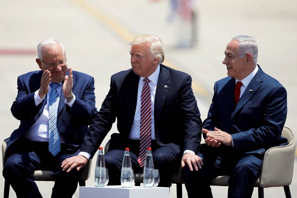 Em Israel, Trump diz acreditar em paz no Oriente Médio