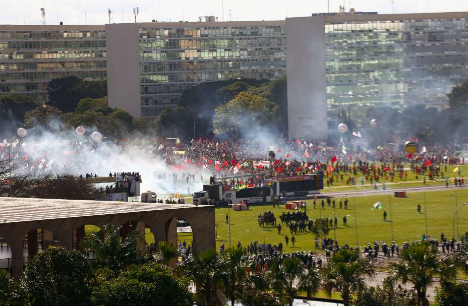 Manifestação em Brasília contra o Governo Temer e pela convocação de eleições diretas - 24/05/2017