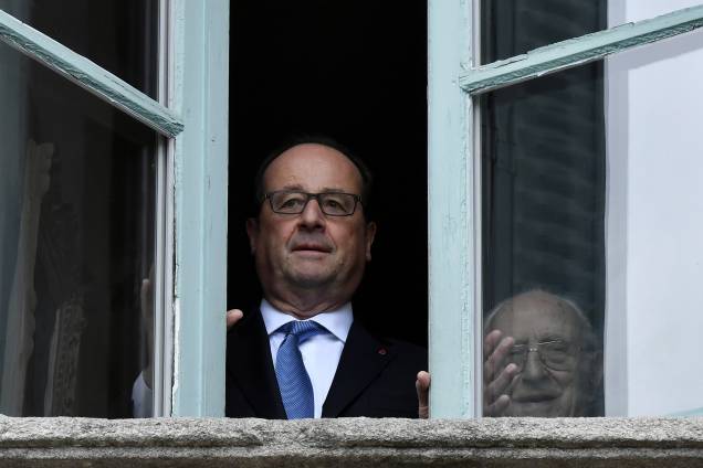 O presidente francês, François Hollande fotografado após votar em Tulle, região central da França - 07/05/2017 O presidente francês, François Hollande fotografado após votar em Tulle, região central da França - 07/05/2017