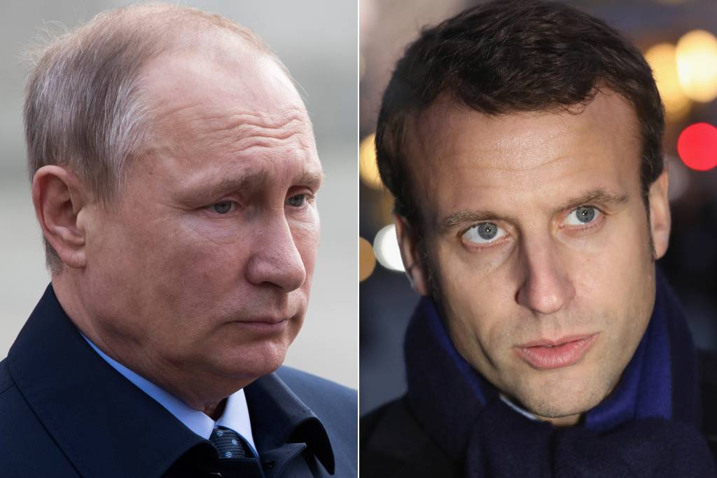 Putin pede a Macron para superar a desconfiança e unir forças