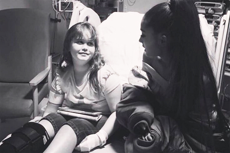 A estrela do pop Ariana Grande