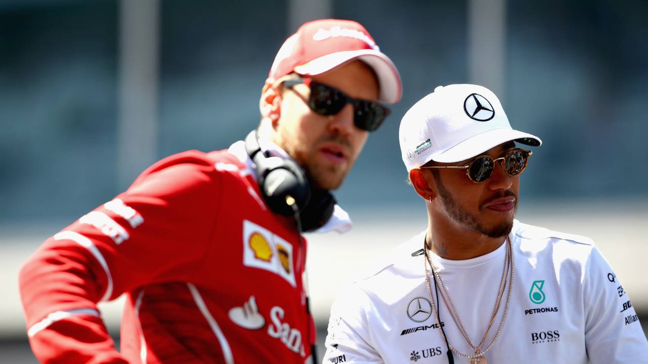 Lewis Hamilton e Sebastian Vettel