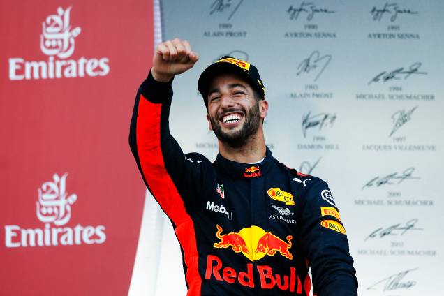 O australiano Daniel Ricciardo vence o Grande Prêmio do Azerbaijão - 25/06/2017 O australiano Daniel Ricciardo vence o Grande Prêmio do Azerbaijão - 25/06/2017