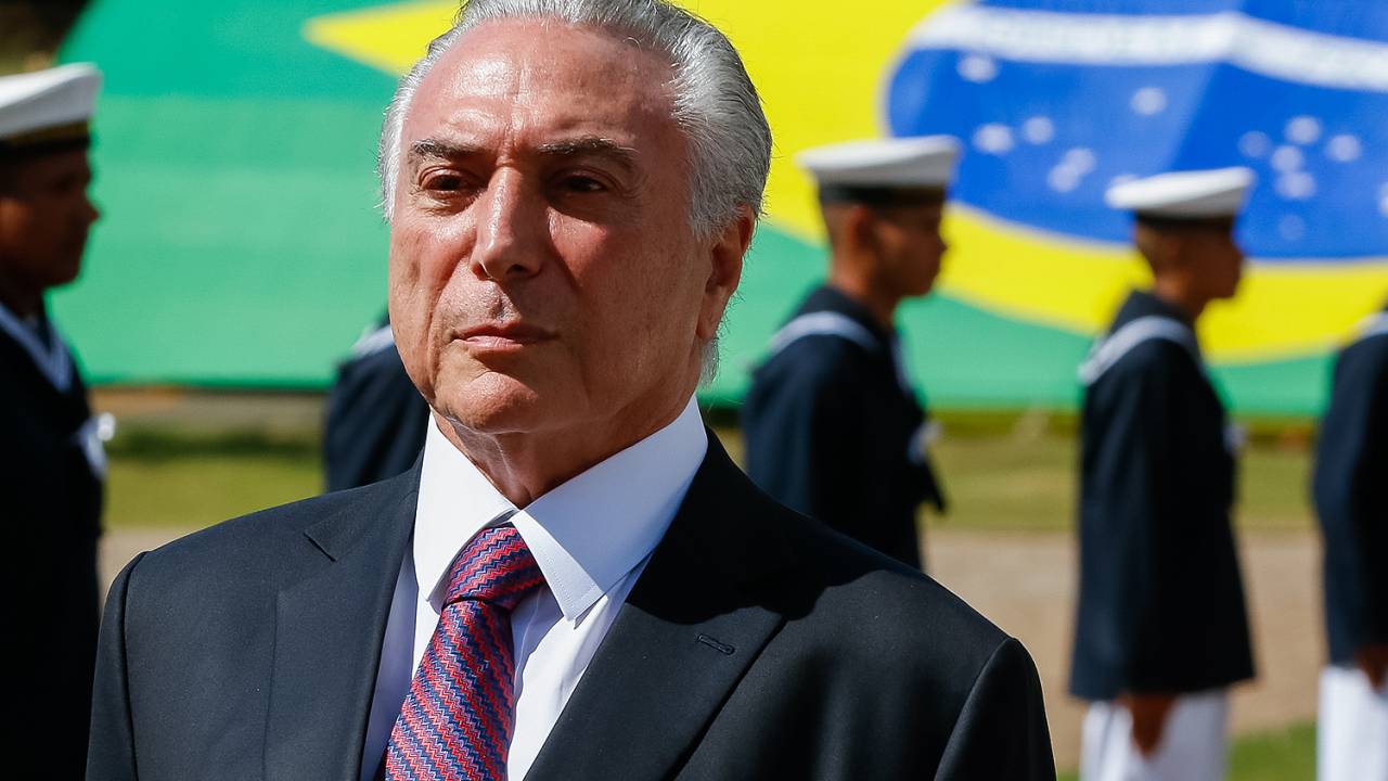 O presidente Michel Temer