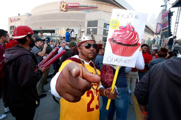 Cleveland Cavaliers e Golden State Warriors fazem o Jogo 3 da final da NBA, na cidade de Cleveland, estado do Ohio - 07/06/2017 Cleveland Cavaliers e Golden State Warriors fazem o Jogo 3 da final da NBA, na cidade de Cleveland, estado do Ohio - 07/06/2017