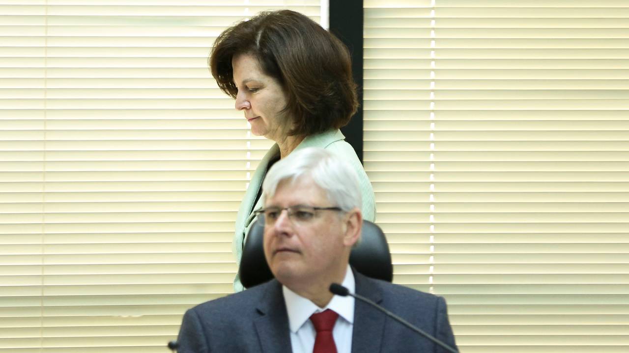 Rodrigo Janot e Raquel Dodge