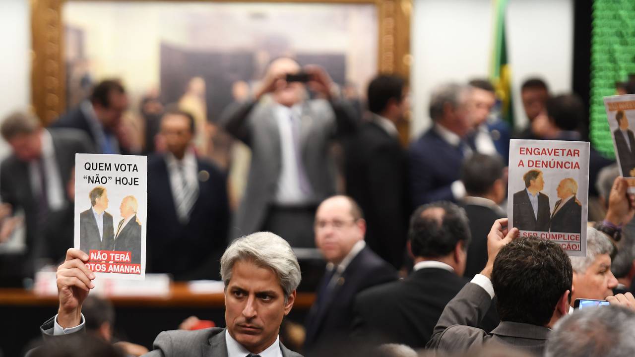 Votação da denúncia contra Temer na CCJ da Câmara dos Deputados - 13/07/2017