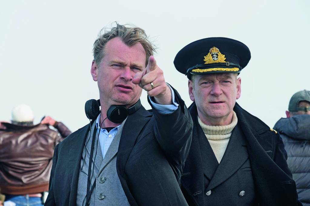 AO RELENTO – Nolan, com Branagh: ação real captada com câmera