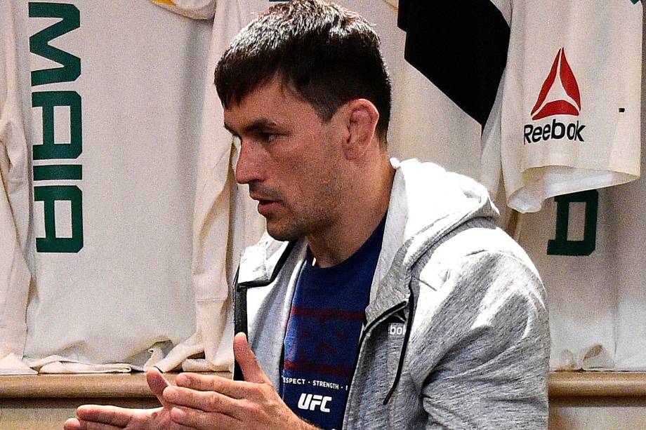 Demian Maia antes da luta no UFC 214 em Anaheim (EUA) - 29/07/2017