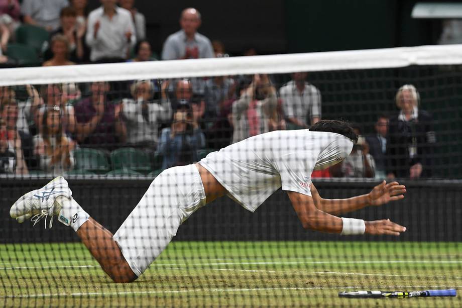 Brasileiro Marcelo Melo comemora vitória na final de Wimbledon contra o austríaco Oliver Marach e o croata Mate Pavic, em Londres Brasileiro Marcelo Melo comemora vitória na final de Wimbledon contra o austríaco Oliver Marach e o croata Mate Pavic, em Londres