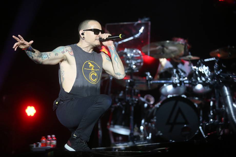 Chester Bennington - Show da banda Linkin Park no Maximus Festival 2017, realizado no Autódromo de Interlagos, na zona sul de São Paulo - 13/05/2017