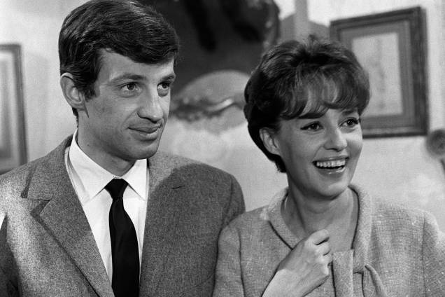 Jean-Paul Belmondo e Jeanne Moreau em 1963 Jean-Paul Belmondo e Jeanne Moreau em 1963