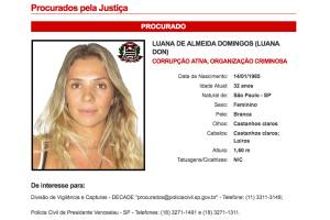 Luana Don, repórter presa