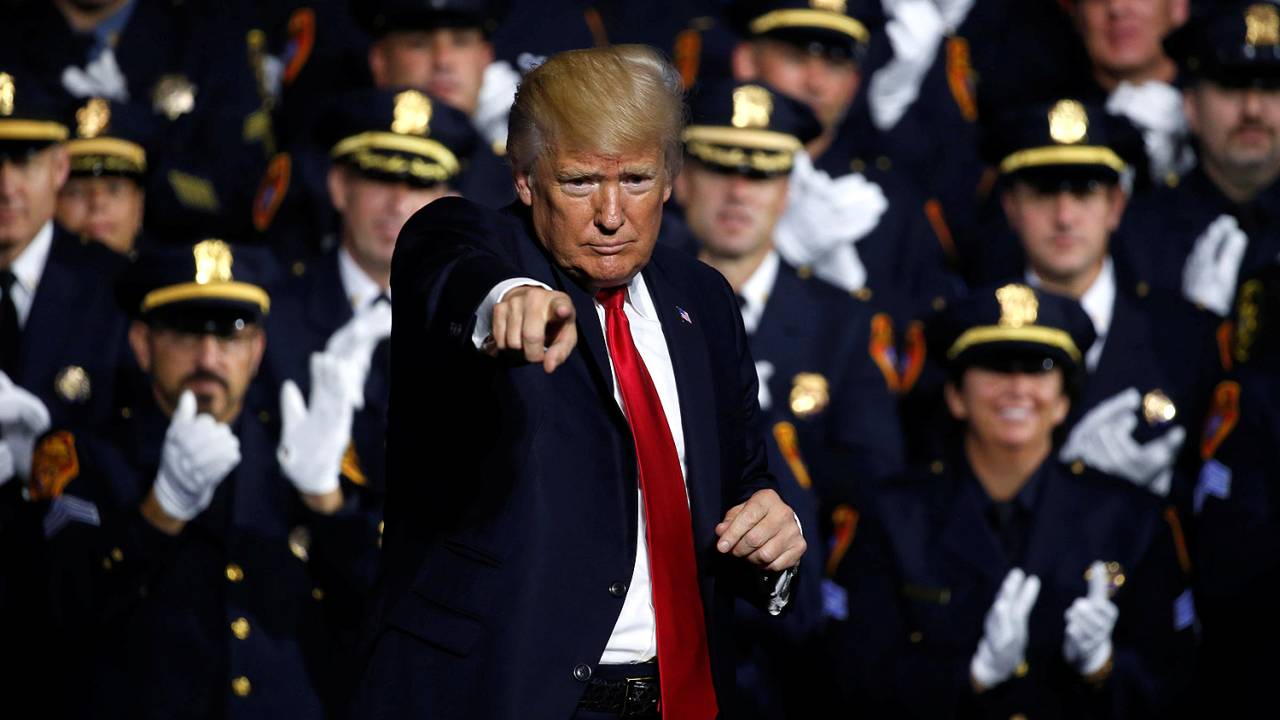 O presidente Donald Trump