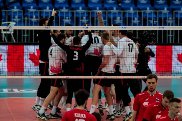 Partida entre Rússia e Canadá na Arena da Baixada, em Curitiba, válido pelas finais da Liga Mundial de vôlei, nesta quarta-feira. Partida entre Rússia e Canadá na Arena da Baixada, em Curitiba, válido pelas finais da Liga Mundial de vôlei, nesta quarta-feira.