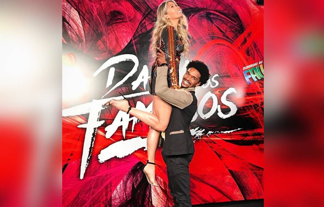 Adriane Galisteu na Dança dos Famosos, no programa do Faustão