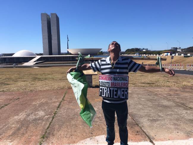 Protesto - Denúncia contra Temer - Votação - Câmara dos Deputados