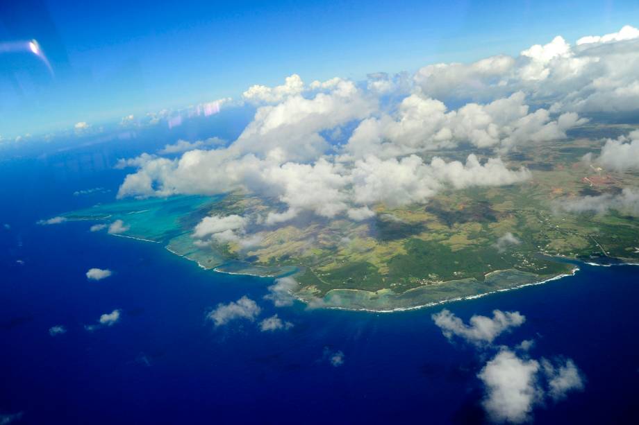 Vista da Baía De Tumon, na Ilha de Guam