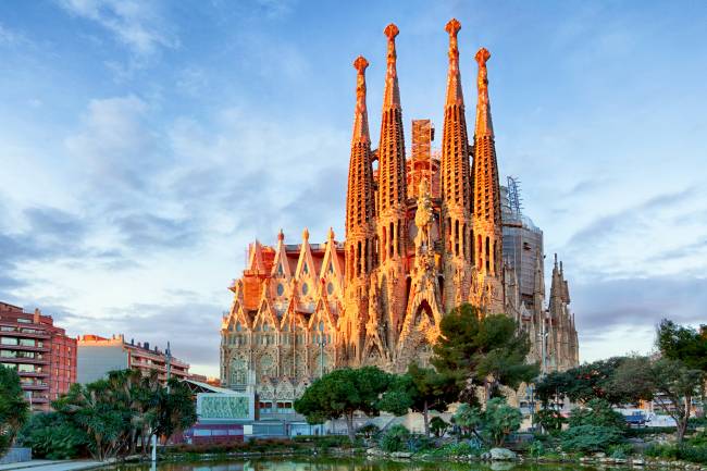 Catedrak da Sagrada Familia em Barcelona