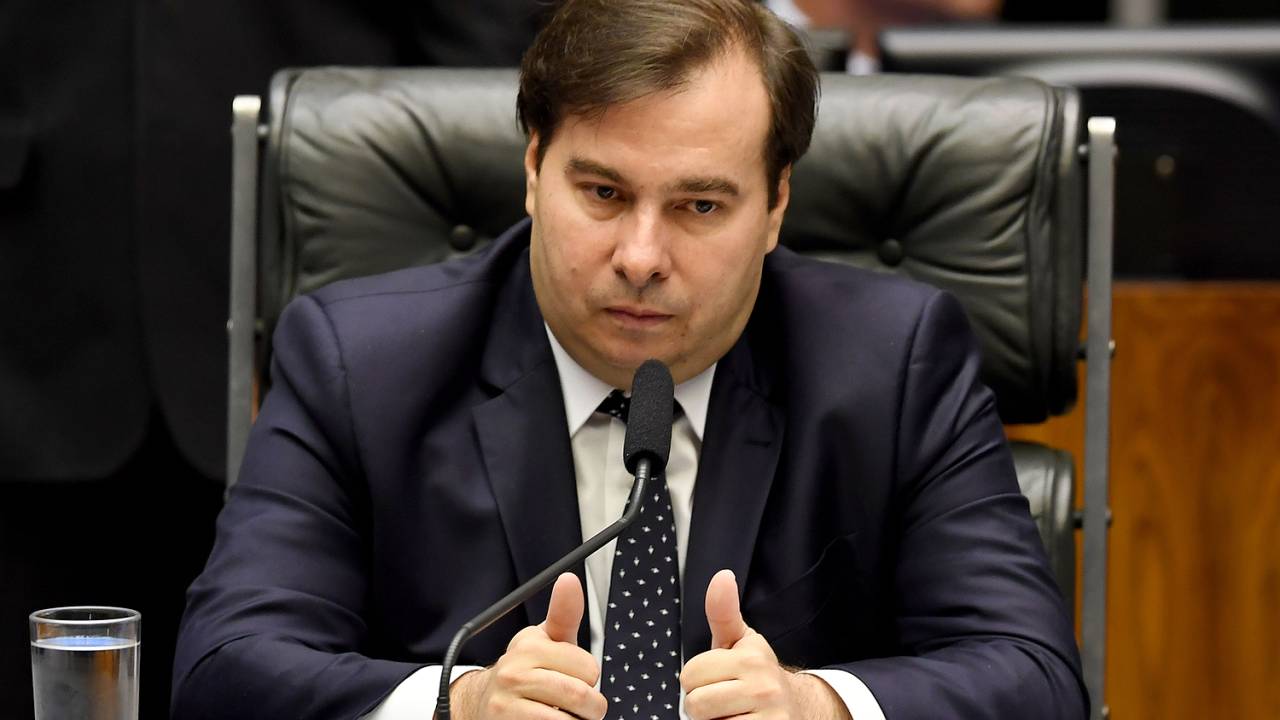 O presidente da Câmara, Rodrigo Maia (DEM-RJ)