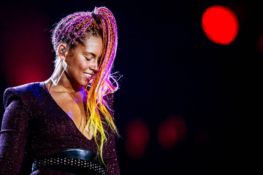 Alicia Keys no terceiro dia da sétima edição do Rock In Rio realizada no Parque Olímpico do Rio de Janeiro, RJ - 17/09/2017