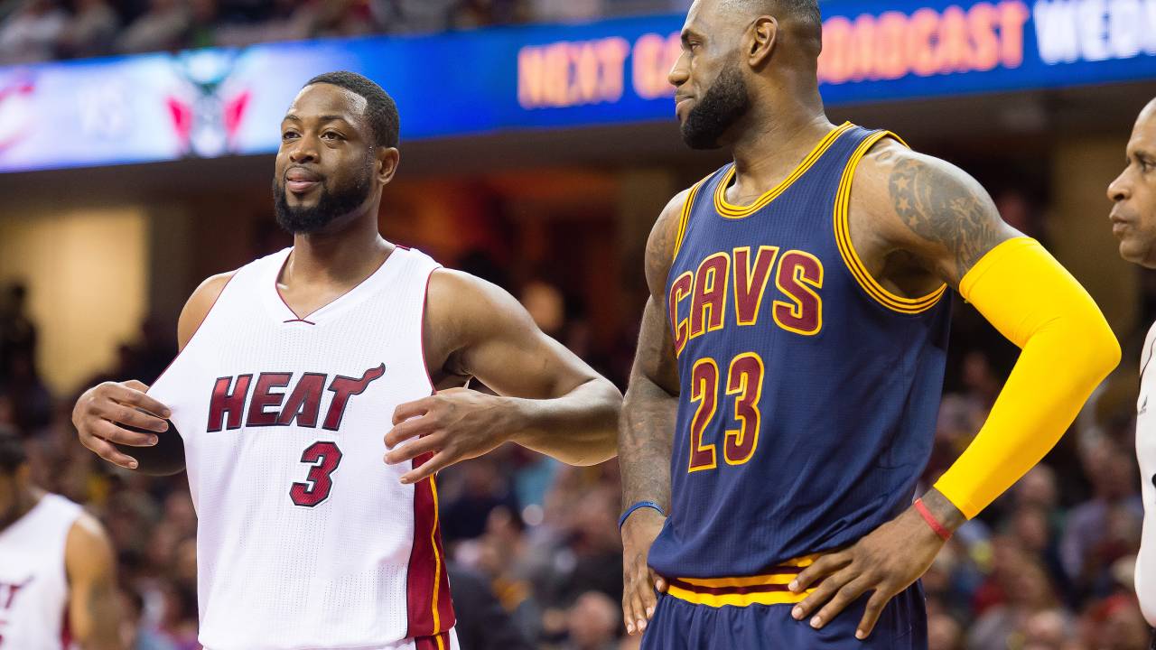 Dwayne Wade e Lebron James