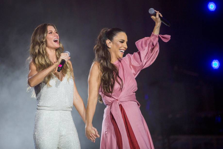 A cantora Ivete Sangalo se apresenta no primeiro dia de Rock in Rio