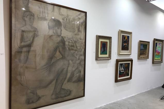'Homem', de Candido Portinari na feira ArtRio na Marina da Glória 'Homem', de Candido Portinari na feira ArtRio na Marina da Glória