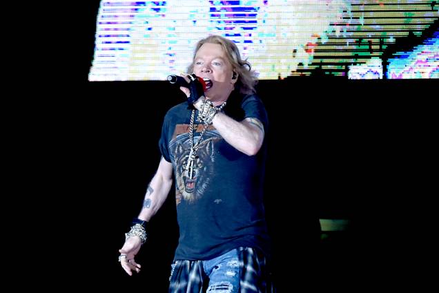 Axl Rose, vocalista da banda Guns'n'Roses, durante quarto dia do festival São Paulo Trip, no Allianz Parque Axl Rose, vocalista da banda Guns'n'Roses, durante quarto dia do festival São Paulo Trip, no Allianz Parque