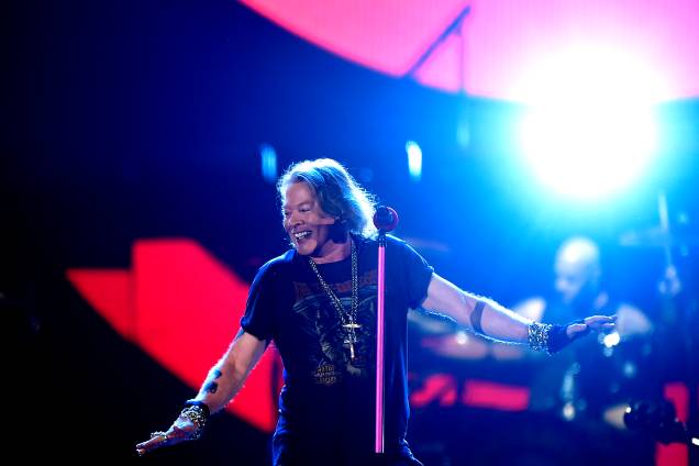 Axl Rose, vocalista da banda Guns'n'Roses, durante quarto dia do festival São Paulo Trip, no Allianz Parque Axl Rose, vocalista da banda Guns'n'Roses, durante quarto dia do festival São Paulo Trip, no Allianz Parque